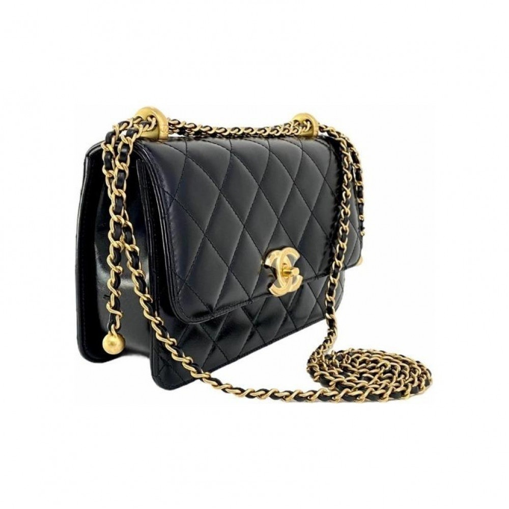 Chanel Flap Bag Gold Balls