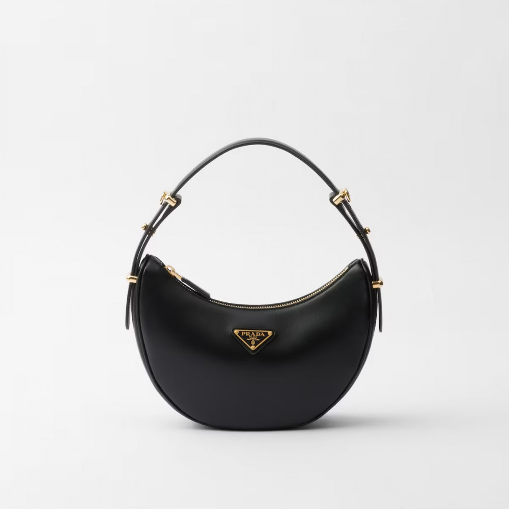 Prada Arqué Small Leather Shoulder Bag