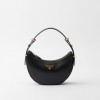 Prada Arqué Small Leather Shoulder Bag