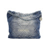 Chanel 22 Handbag Washed Denim
