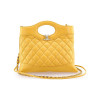 Chanel Calfskin 31 Mini Shopping Bag Yellow