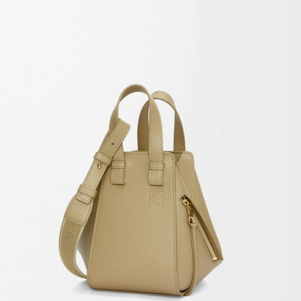 Compact Hammock Bag In Satin Calfskin
