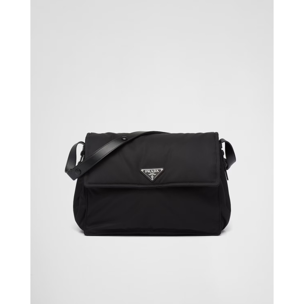 Re-Nylon Large Filled Shoulder Bag