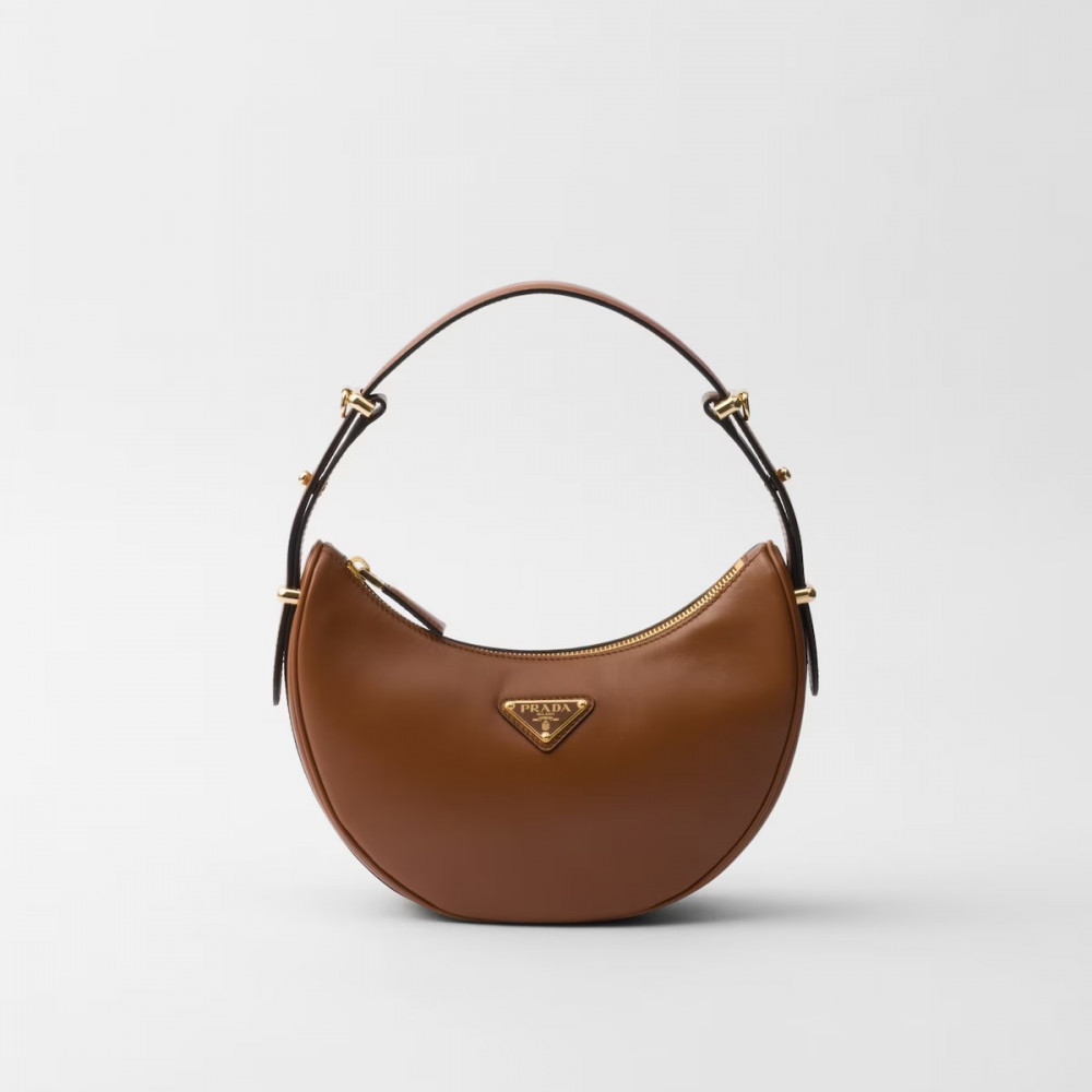Prada Arqué Small Leather Shoulder Bag