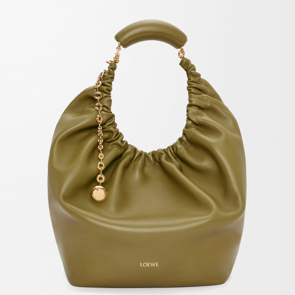 Medium Squeeze Bag In Mellow Nappa Lambskin