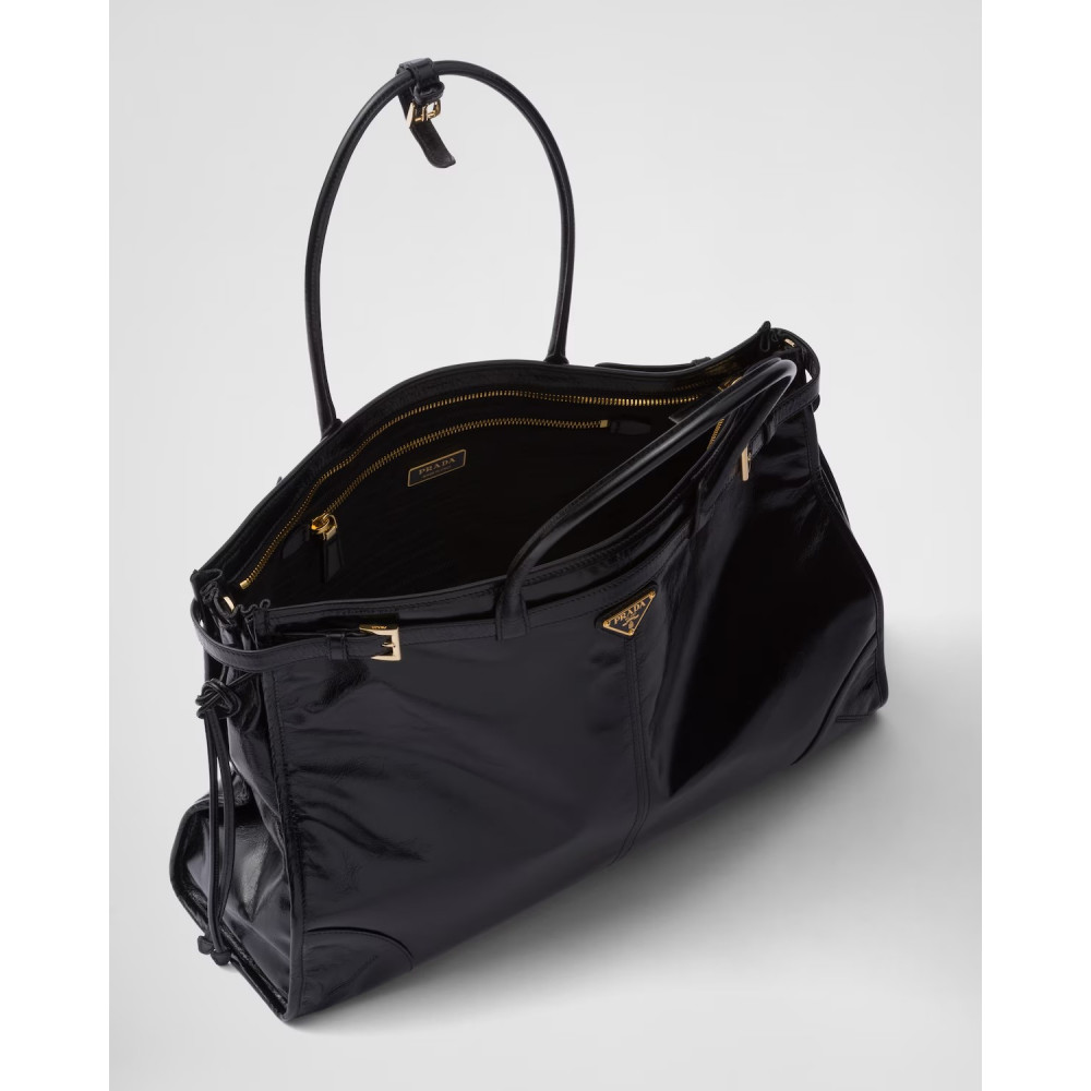 Prada Bonnie Oversized Leather Handbag