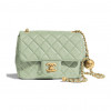 Chanel Flap Bag Gold Ball Green