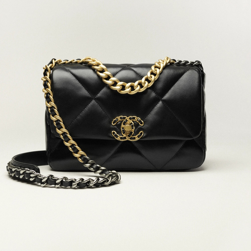 Chanel19 Handbag Black