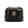 Chanel Cluth With Chain Vanity Box 
