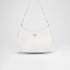 Prada Cleo Glossy Leather Shoulder Bag