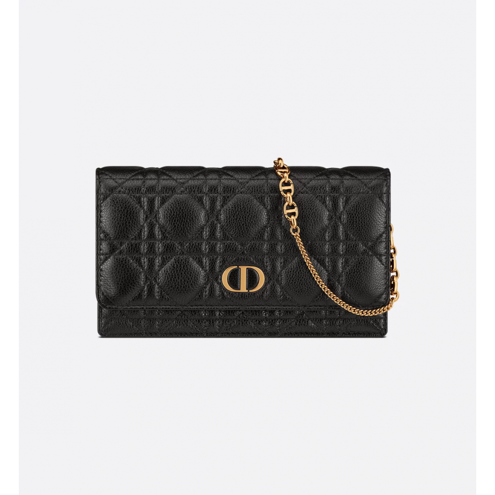 Dior Caro Pouch With Chain