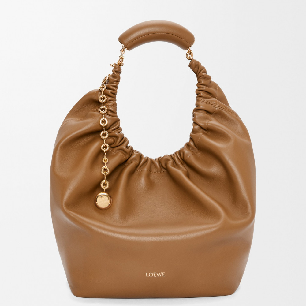 Medium Squeeze Bag In Mellow Nappa Lambskin
