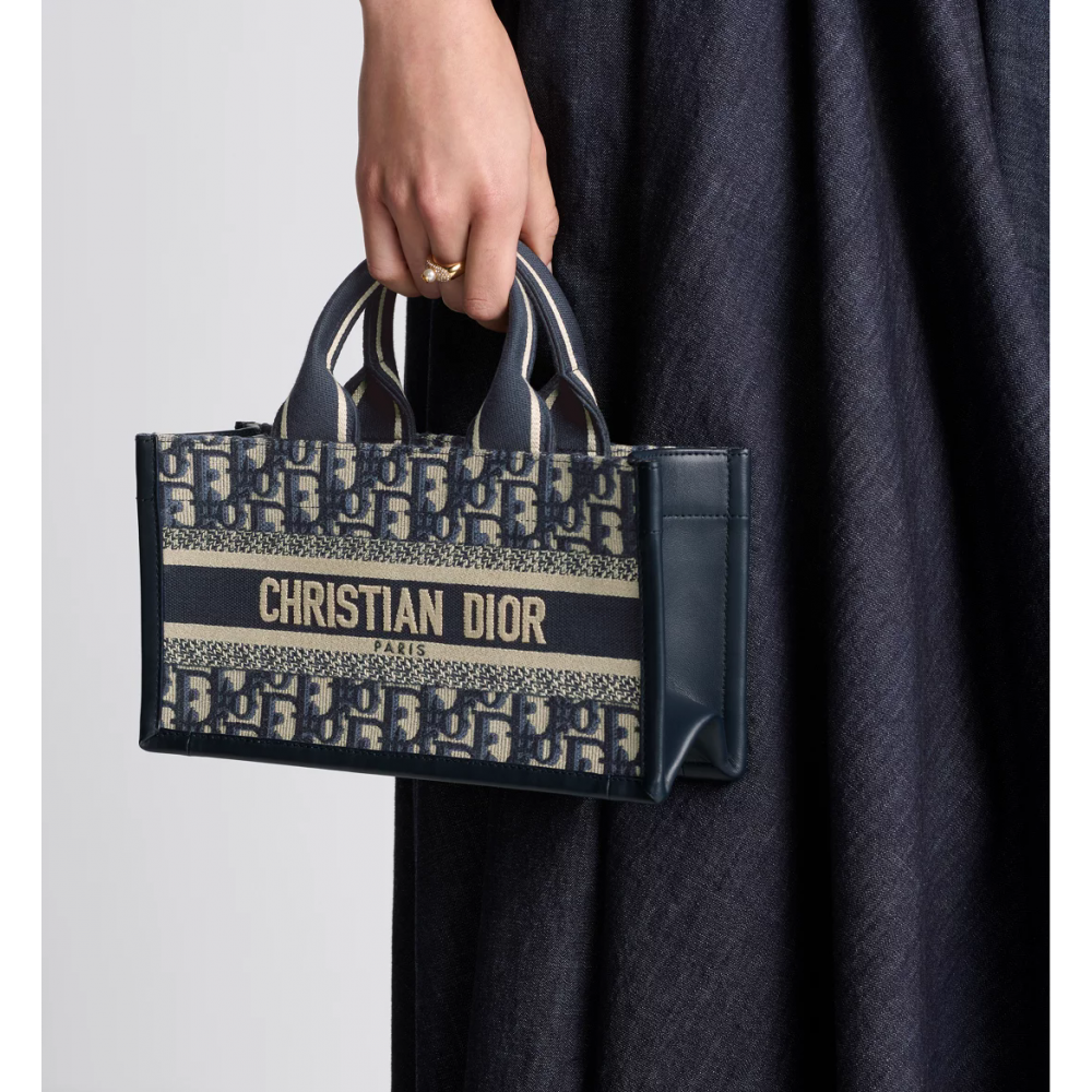 East-West Dior Book Tote With Strap
