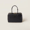 Leather Beau Handbag Black Color