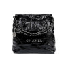 Chanel 22 Handbag Silver-Tone Metal