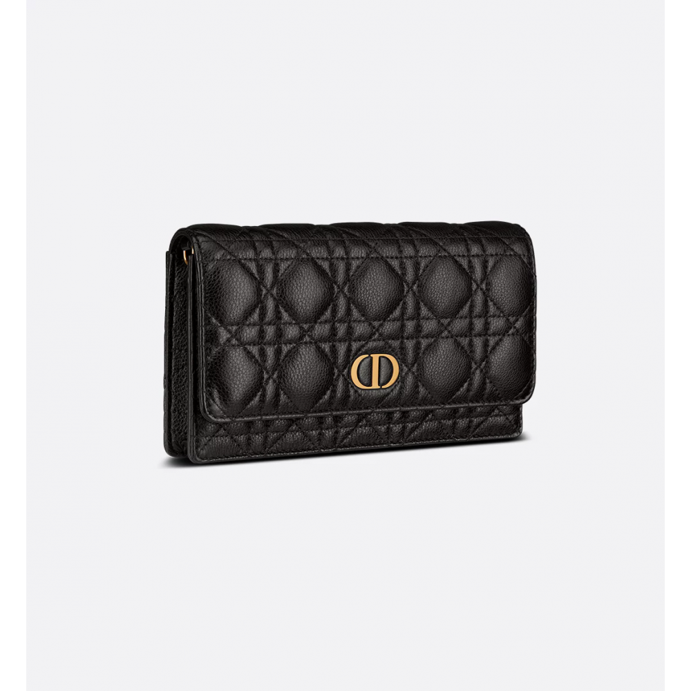 Dior Caro Pouch With Chain