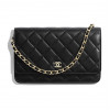 Chanel Classic Flap Bag Wallet On Chain Lambskin