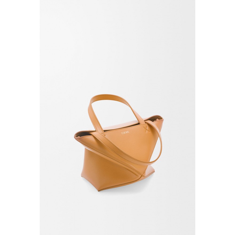 Mini Puzzle Fold Tote In Shiny Calfskin Mini Puzzle Fold Tote In Shiny Calfskin