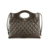 Chanel Calfskin 31 Mini Shopping Bag Brown