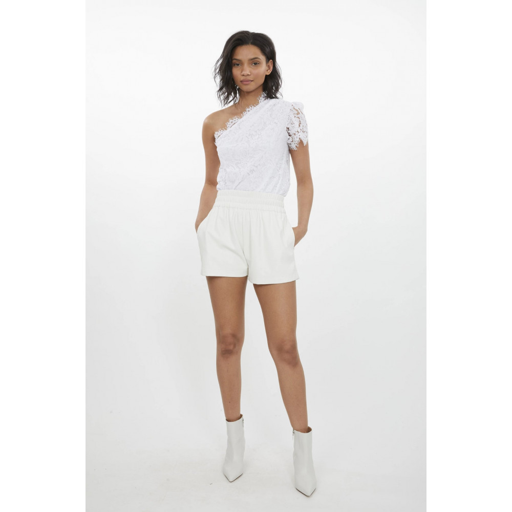 Facet Bloom Lace Top