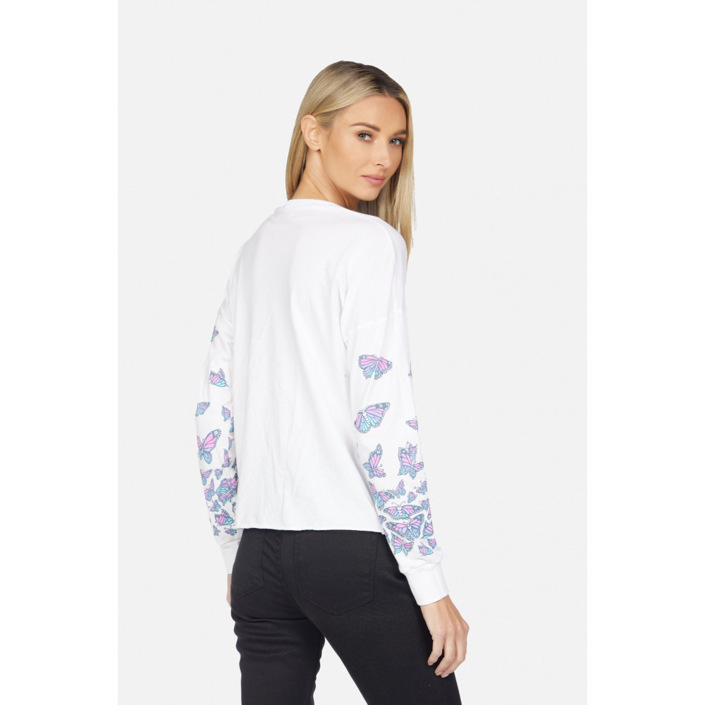 Trance Butterfly Skull Tee
