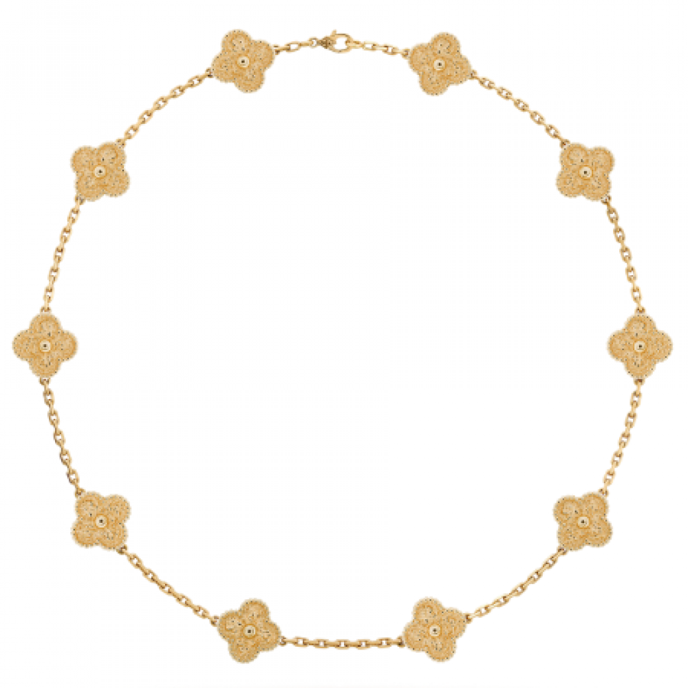 Clover Vintage Alhambra Ten Flower Necklace Clover Vintage Alhambra Ten Flower Necklace