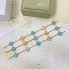 Four Leaf Clover Sky Blue Half Diamond Series