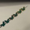 Green Peacock Butterfly Earnail Series