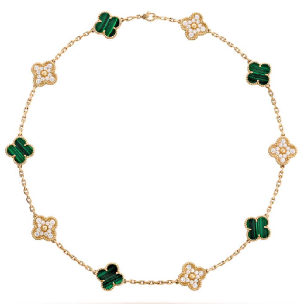 Clover Vintage Alhambra Ten Flower Necklace Clover Vintage Alhambra Ten Flower Necklace