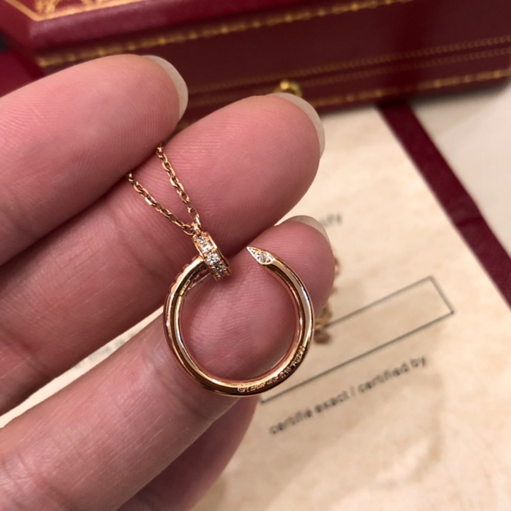 Cartier Necklace, Nail, With Diamonds