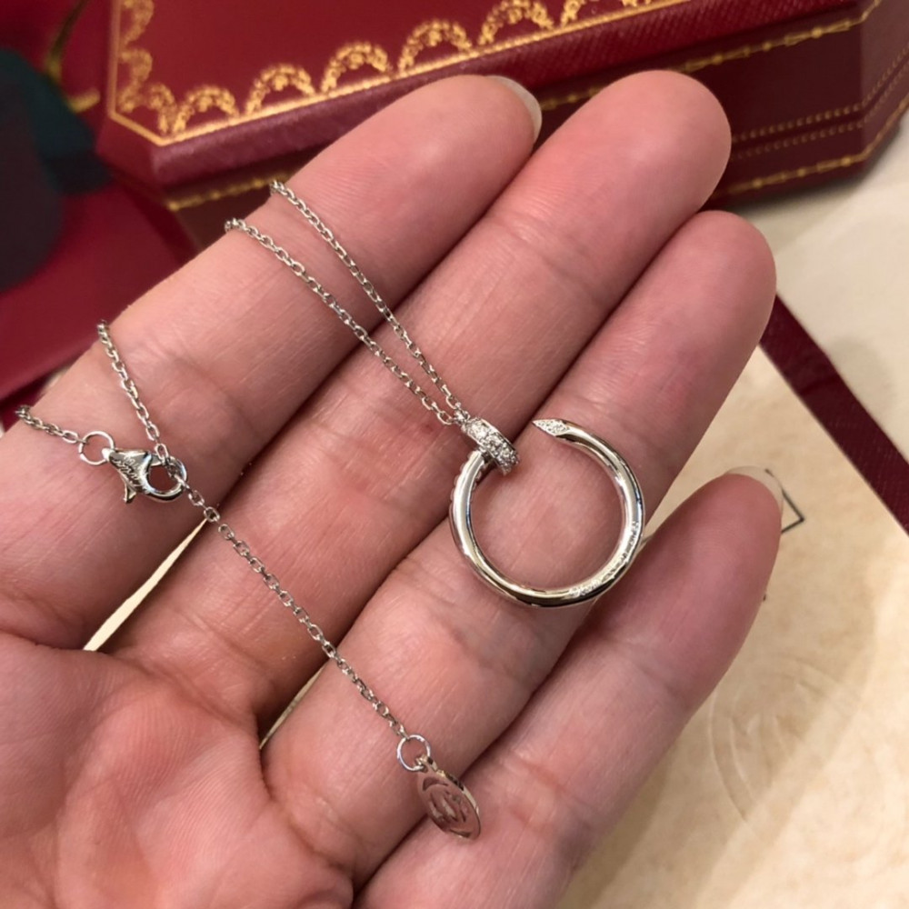 Cartier Necklace, Nail, With Diamonds