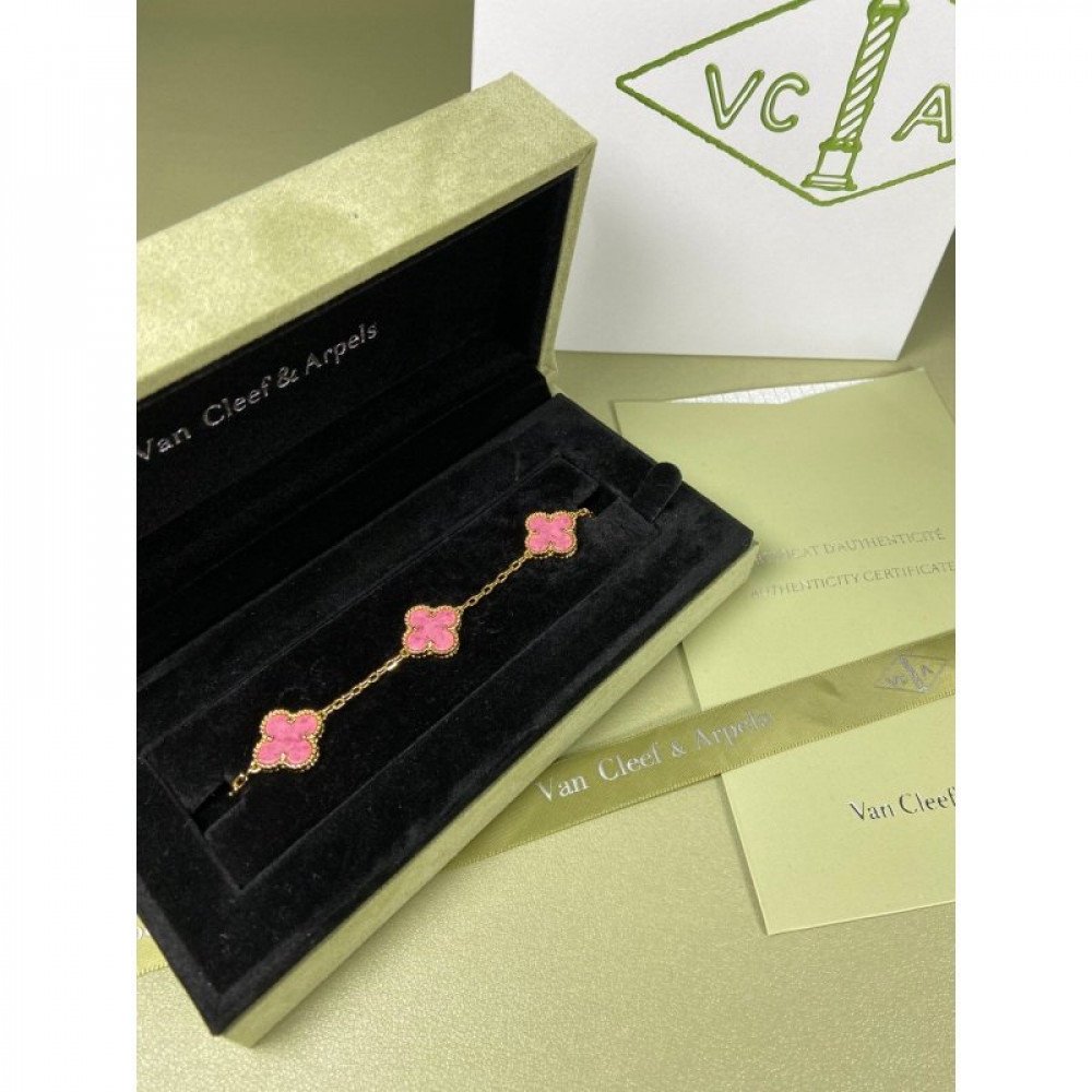Clover With 5 Flowers-Barbie Pink
