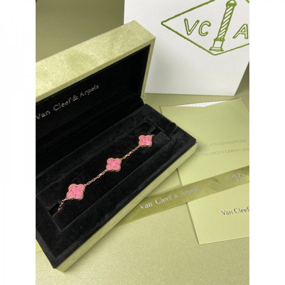Clover With 5 Flowers-Barbie Pink