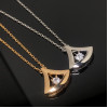 Bvlgari Necklace, Dress, Single Diamond In The Middle