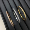 Chanel Rhomboid Bangle With Diamonds,Top Quality