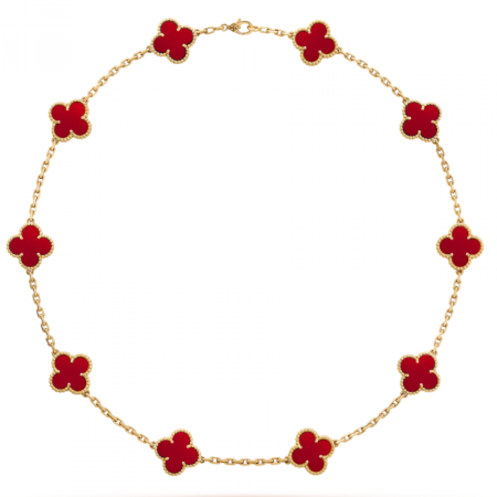 Clover Vintage Alhambra Ten Flower Necklace Clover Vintage Alhambra Ten Flower Necklace