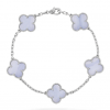 Clover With 5 Flowers-Light Purple Marble