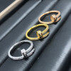Cartier Ring, Nail, Full Diamond, 1Loop