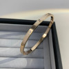 Love Bangle, Small Model, 10 Diamonds,Gold, Silver, Rose Gold