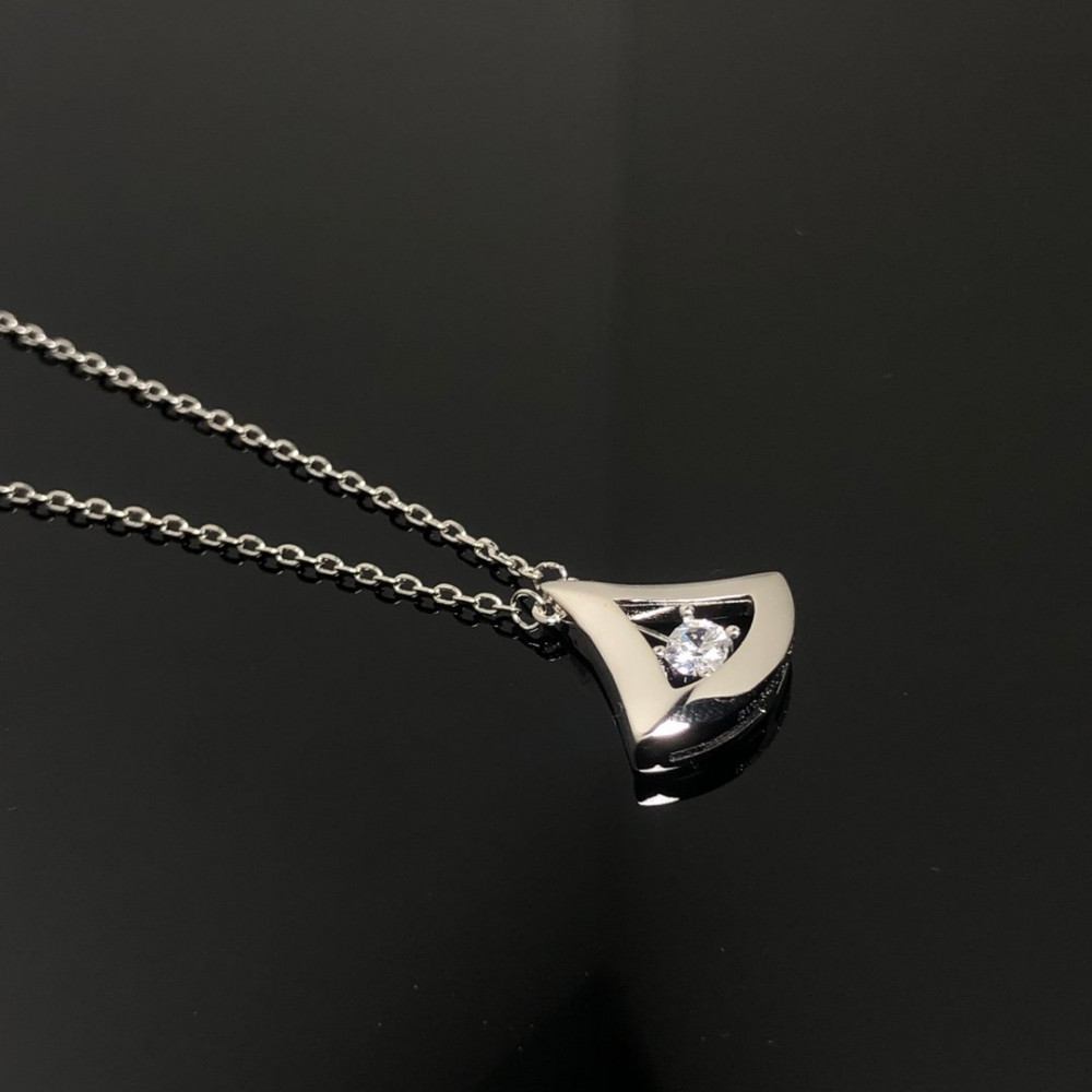 Bvlgari Necklace, Dress, Single Diamond In The Middle