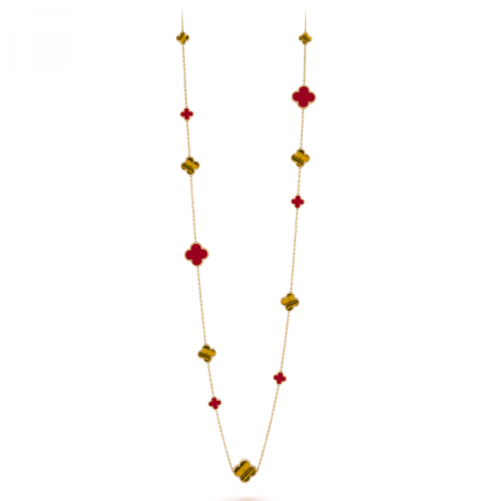 Clover Vintage Alhambra Twenty Flower Necklace Clover Vintage Alhambra Twenty Flower Necklace