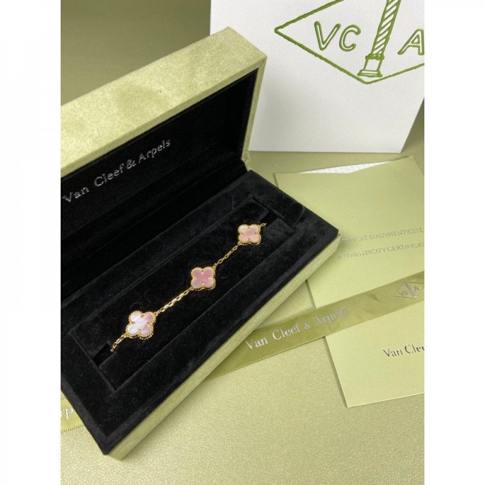 Clover With 5 Flowers-Pale Pink