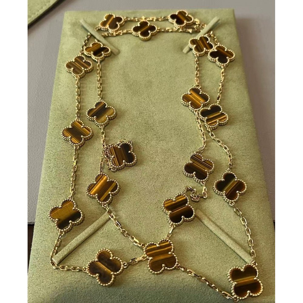 Clover Vintage Alhambra Twenty Flower Necklace