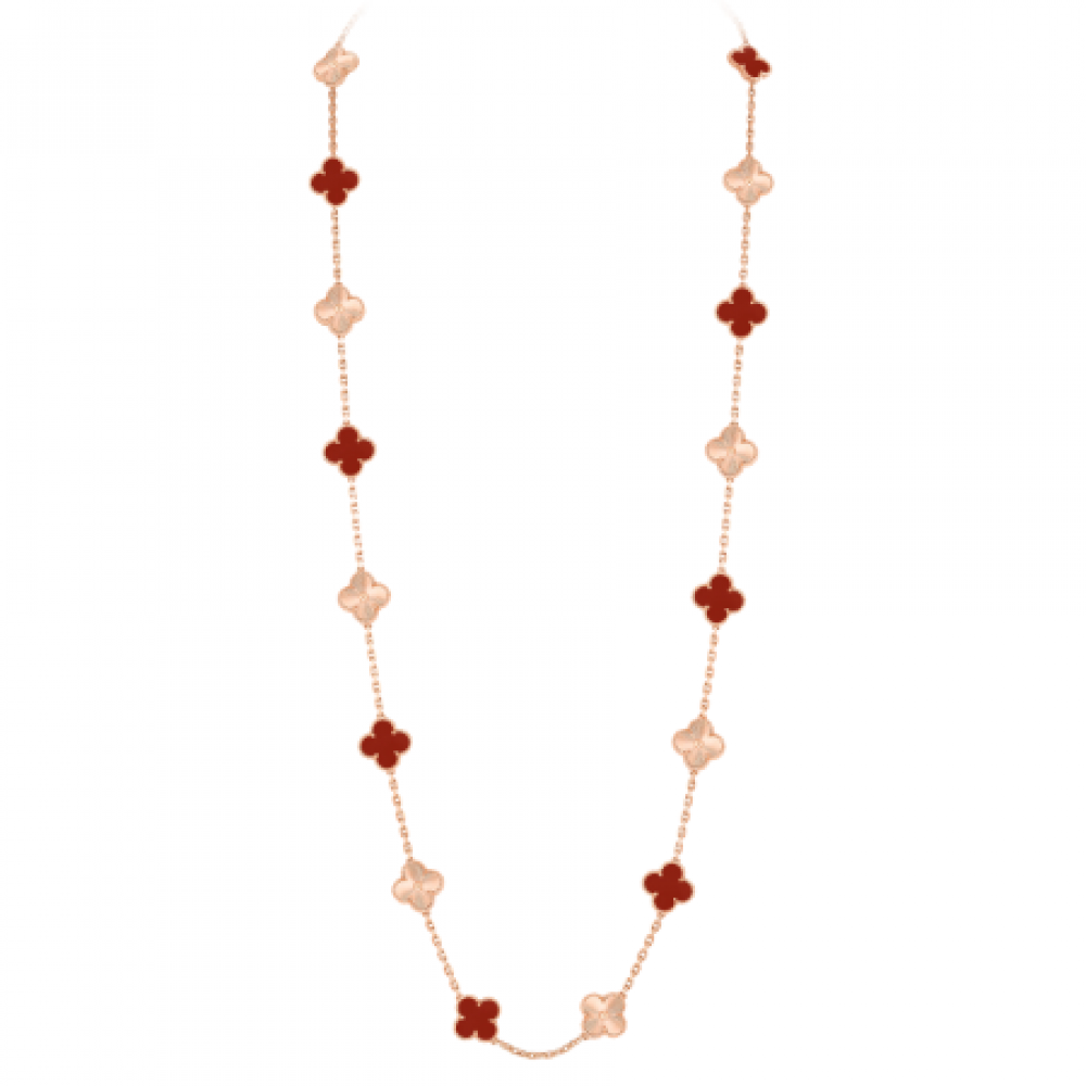 Clover Vintage Alhambra Twenty Flower Necklace Clover Vintage Alhambra Twenty Flower Necklace