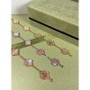 Clover With 5 Flowers-Pale Pink