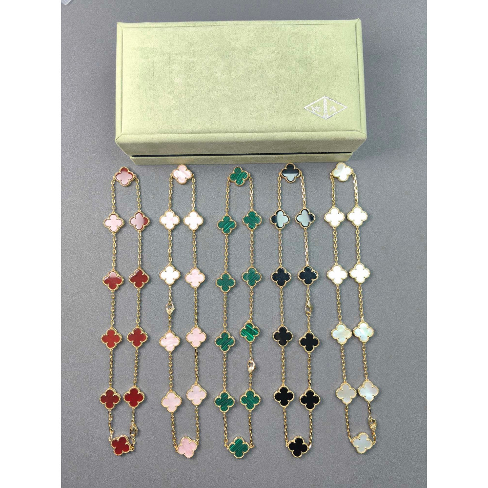 Clover Vintage Alhambra Ten Flower Necklace Clover Vintage Alhambra Ten Flower Necklace