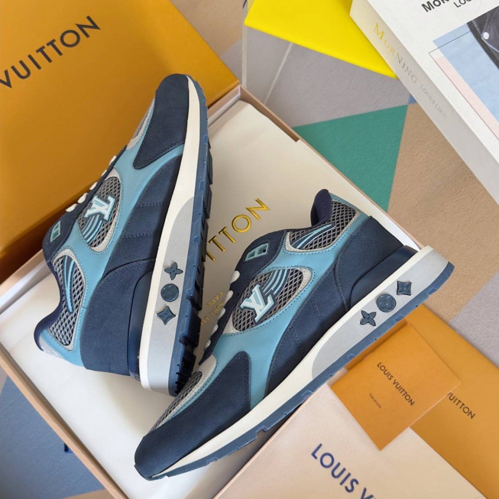 LV Run Away Sneaker Ocean Blue