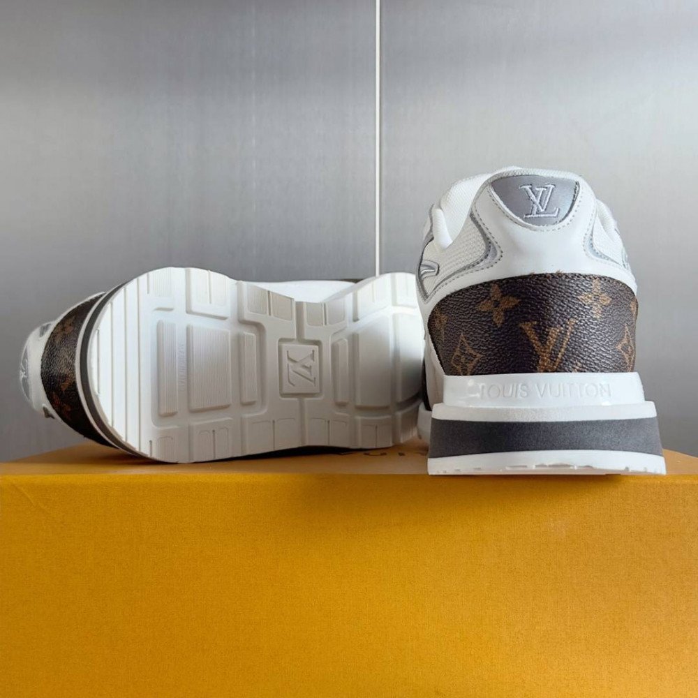 LV Run Away Sneaker White & Brown LV Run Away Sneaker White & Brown