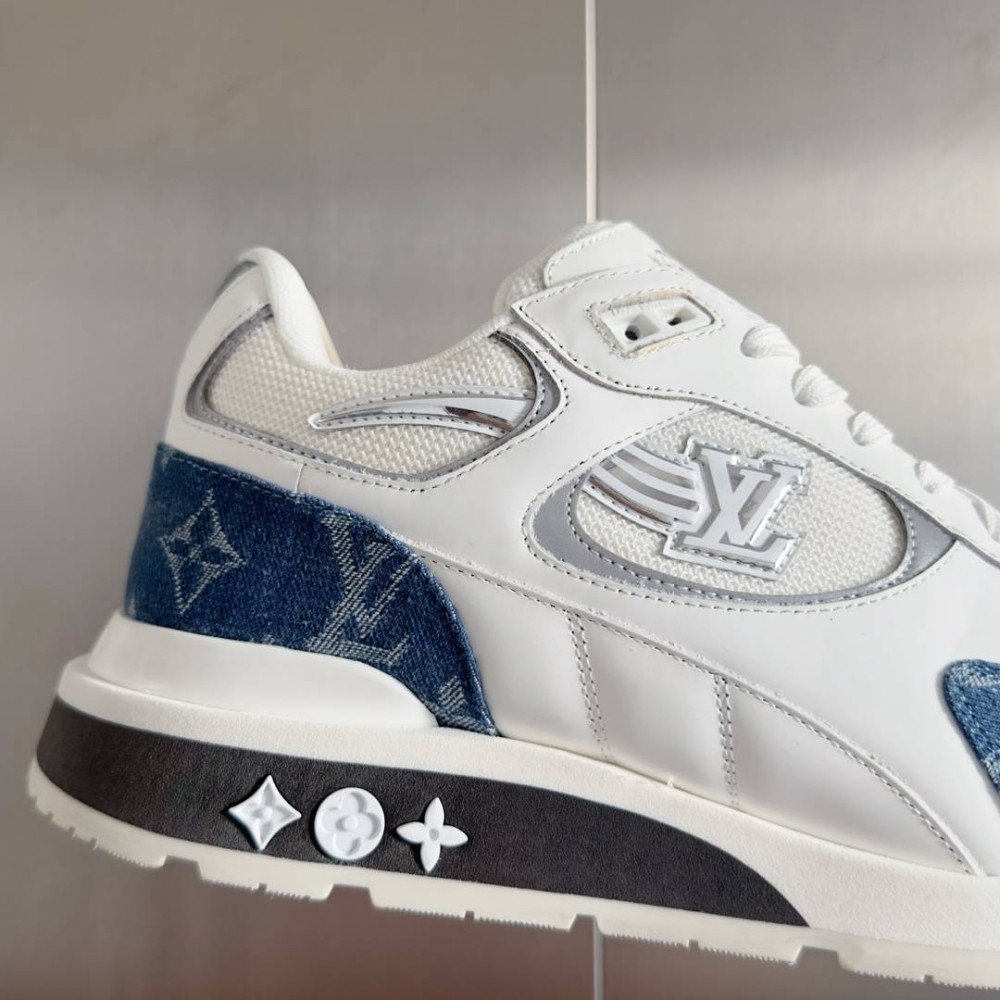 LV Run Away Sneaker White & Denim Blue LV Run Away Sneaker White & Denim Blue