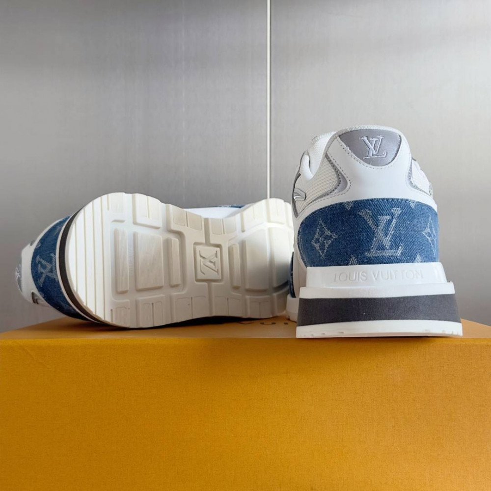 LV Run Away Sneaker White & Denim Blue LV Run Away Sneaker White & Denim Blue